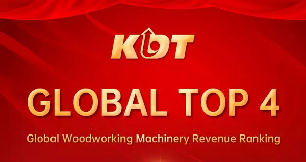 [Global Top 4] KDT global yog'ochga ishlov berish mashinalari ishlab chiqaruvchilarining yuqori darajasiga kiradi!